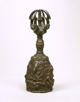 Gokorei (Bell with five-pronged handle) with images of four Myoo (Four Vidya-rajas)image