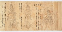 Iconographic Drawings: Emanations of Kannon (Skt. Avalokiteśvara)image