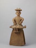 Shrine maiden, Haniwa (unglazed earthen object)image