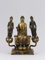 Amitabha Tathāgata (Amida Nyorai) and two attendantsimage