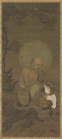 模写、仏画、大幅、16羅漢、春皇筆、