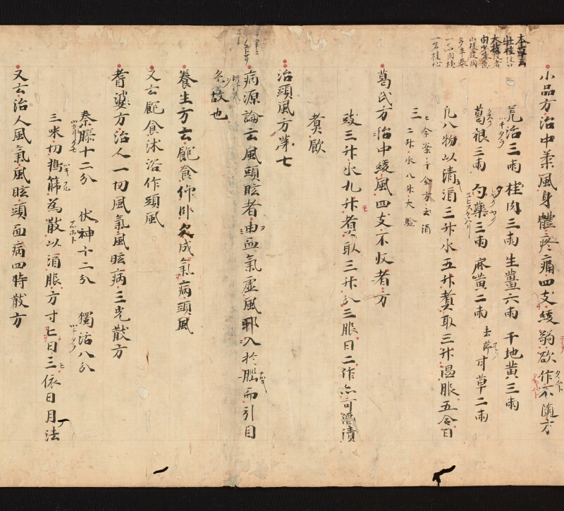 e国宝 - 医心方　巻三　中風部 - ページ 19