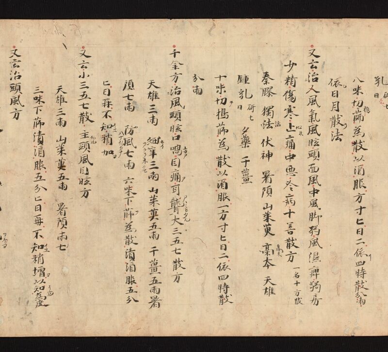 e国宝 - 医心方　巻三　中風部 - ページ 21