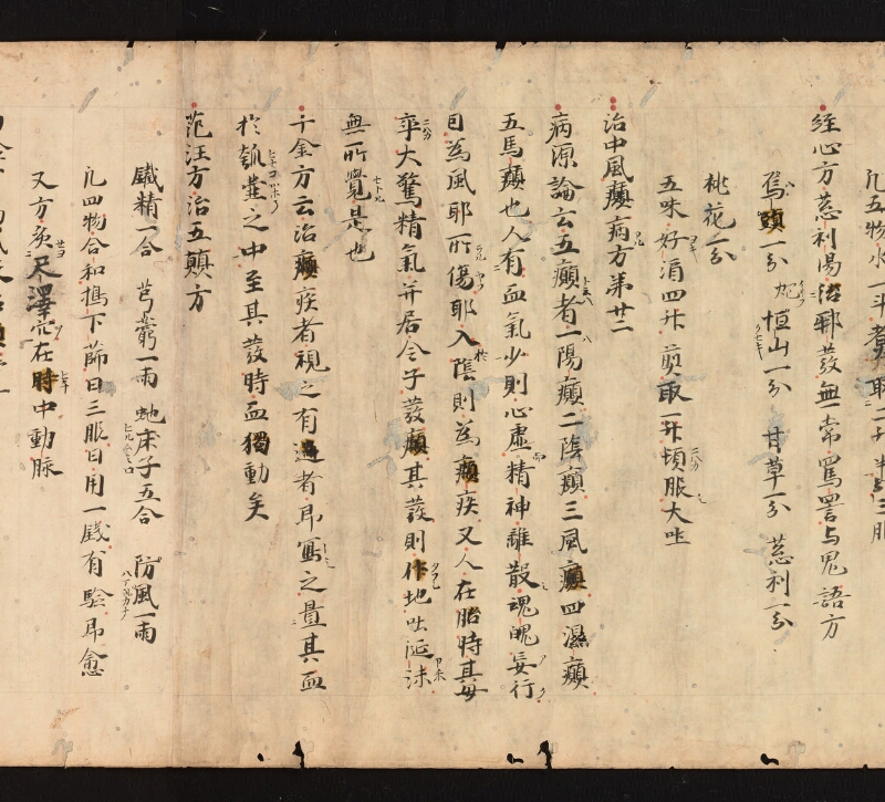 e国宝 - 医心方　巻三　中風部 - ページ 42