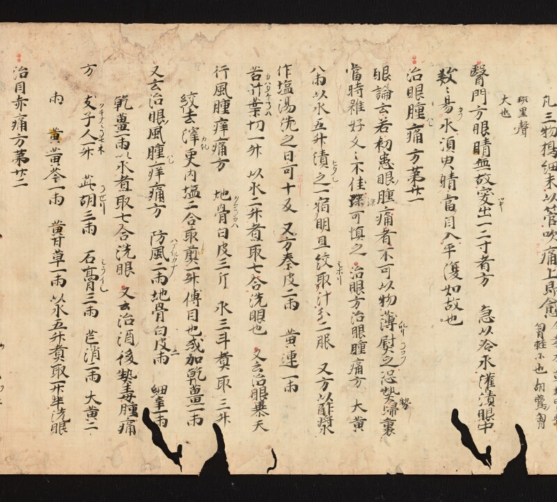 e国宝 - 医心方　巻五　頭面部 - ページ 21