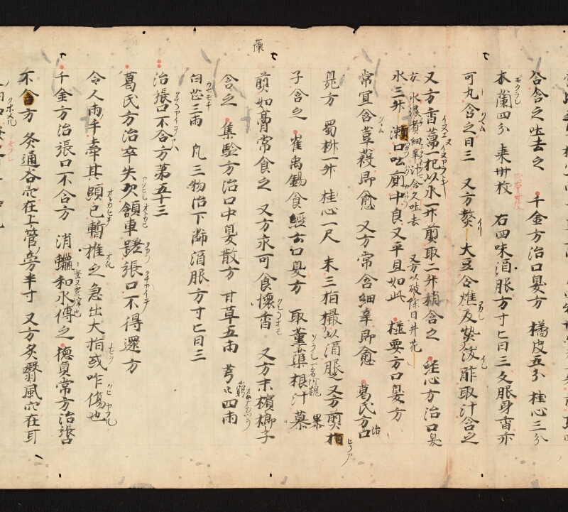 e国宝 - 医心方　巻五　頭面部 - ページ 45