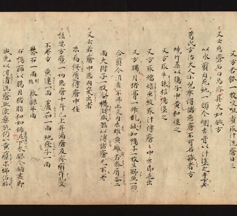 e国宝 - 医心方　巻十七　丹毒瘡部 - ページ 18