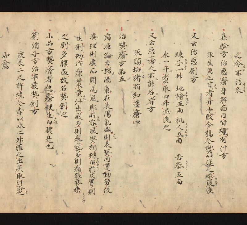 e国宝 - 医心方　巻十七　丹毒瘡部 - ページ 19