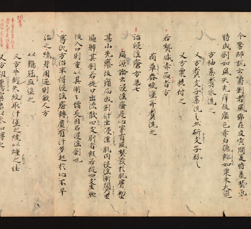 e国宝 - 医心方　巻十七　丹毒瘡部 - ページ 21