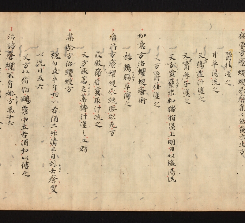 e国宝 - 医心方　巻十七　丹毒瘡部 - ページ 34