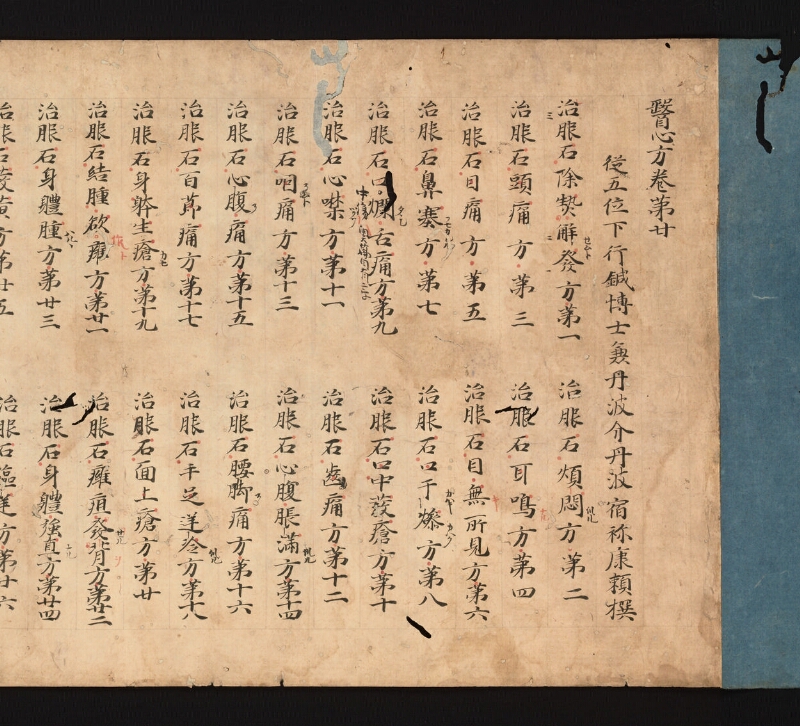e国宝 - 医心方　巻二十　服石諸病部 - ページ 2