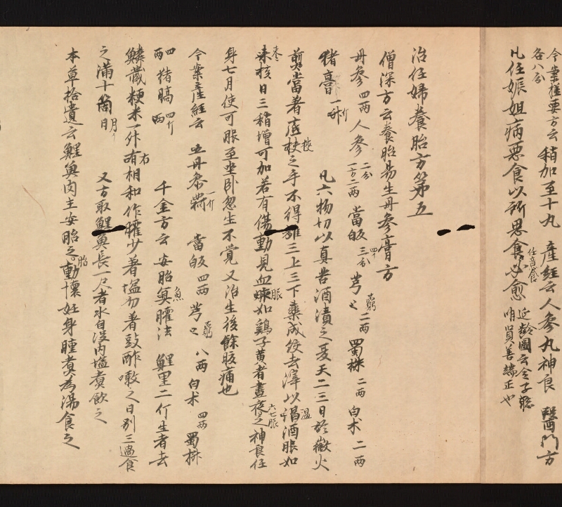 e国宝 - 医心方　巻二十二　婦人部 - ページ 17