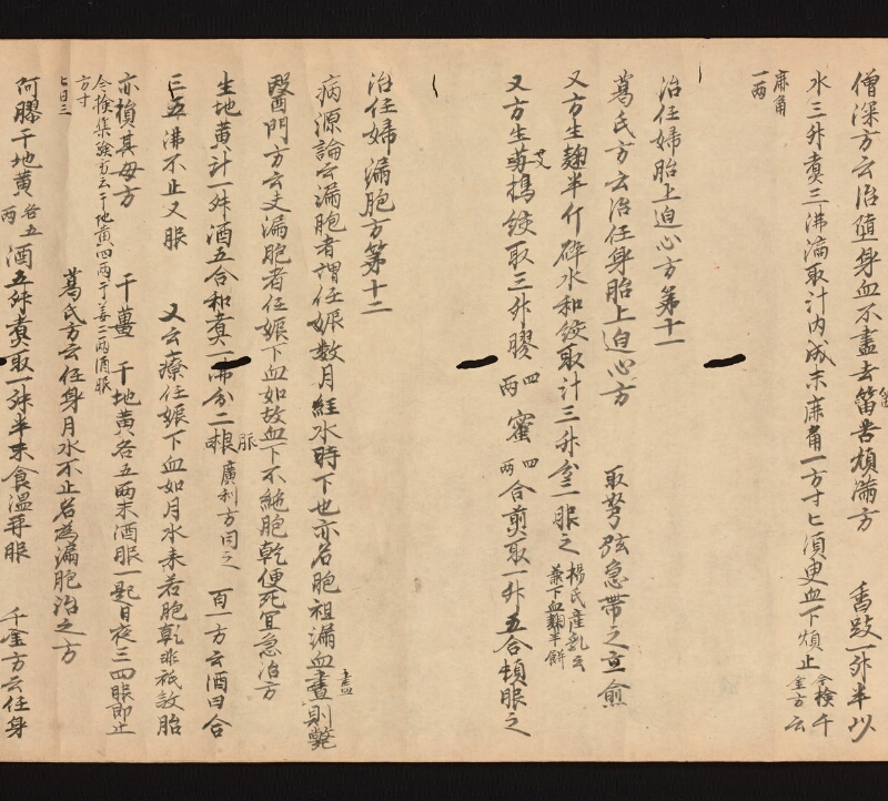 e国宝 - 医心方　巻二十二　婦人部 - ページ 22