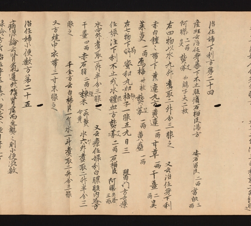 e国宝 - 医心方　巻二十二　婦人部 - ページ 28