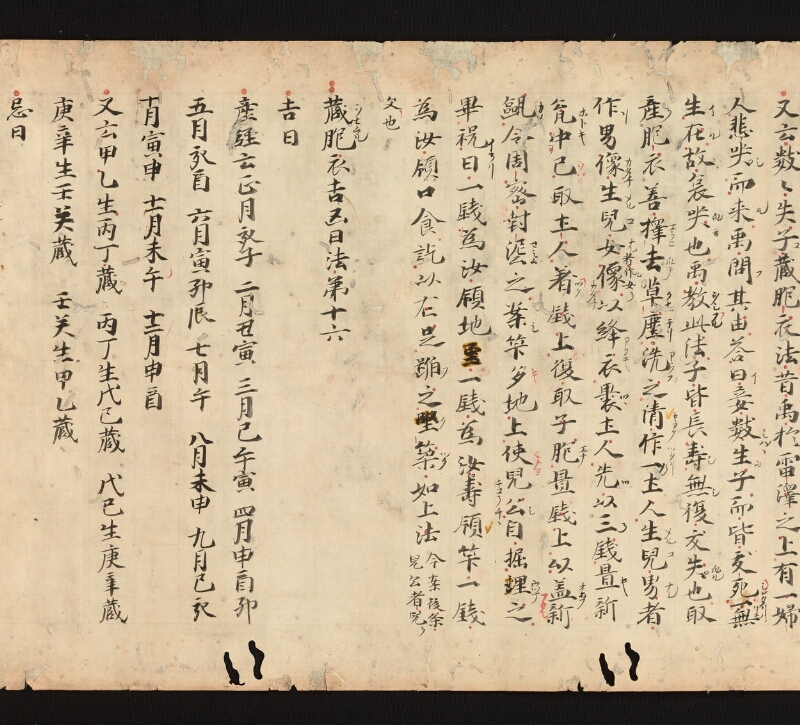 e国宝 - 医心方　巻二十三　産婦部 - ページ 21