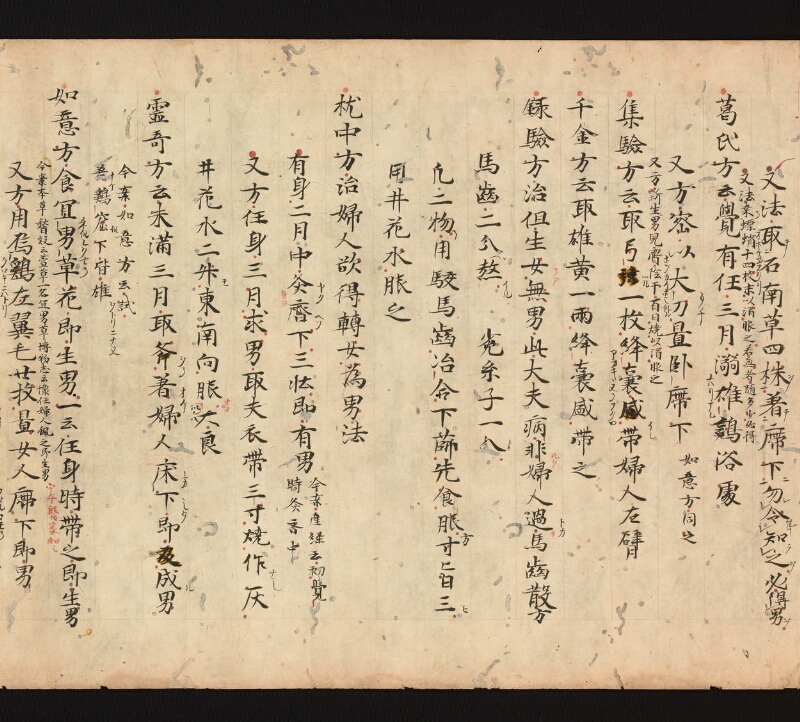 e国宝 - 医心方　巻二十四　治無子部 - ページ 12
