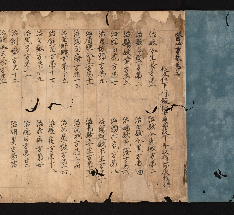 e国宝 - 医心方　巻四　鬢髪部 - ページ 2