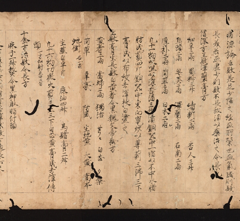 e国宝 - 医心方　巻四　鬢髪部 - ページ 3