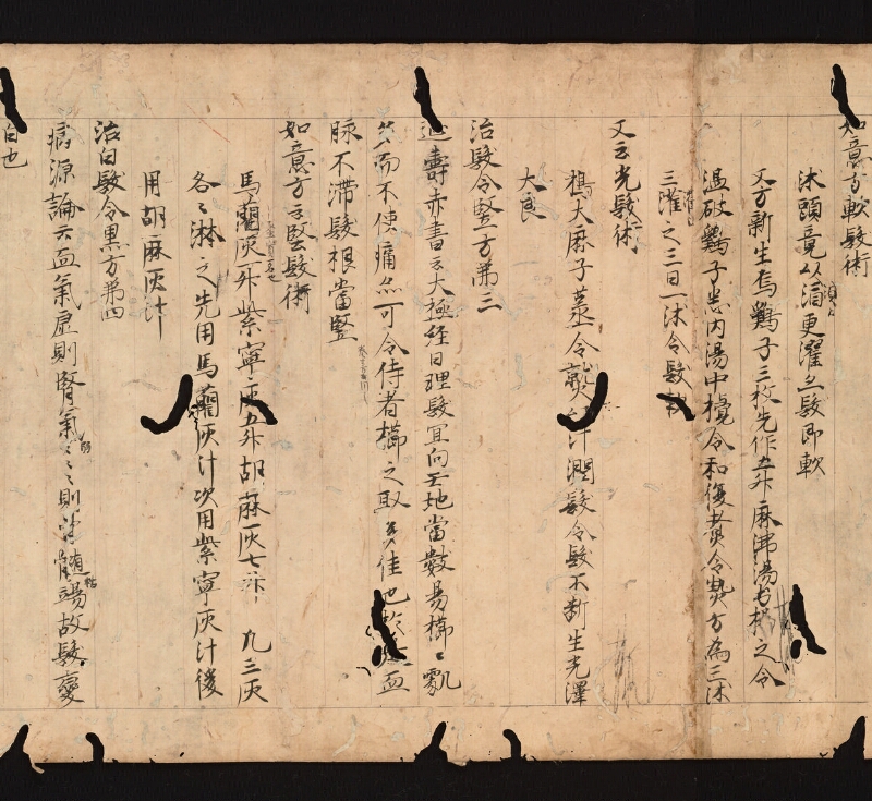 e国宝 - 医心方　巻四　鬢髪部 - ページ 5