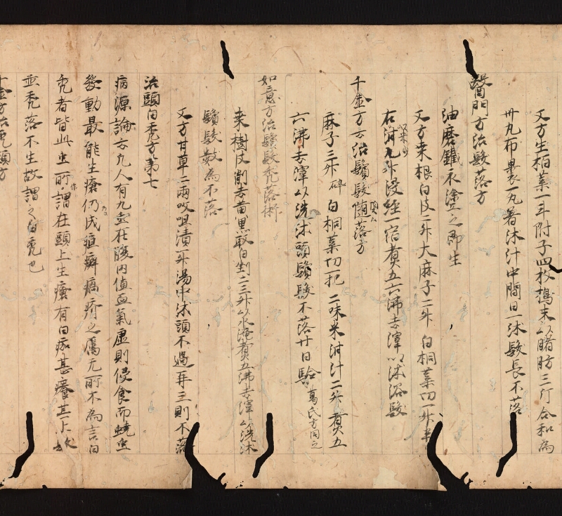 e国宝 - 医心方　巻四　鬢髪部 - ページ 9
