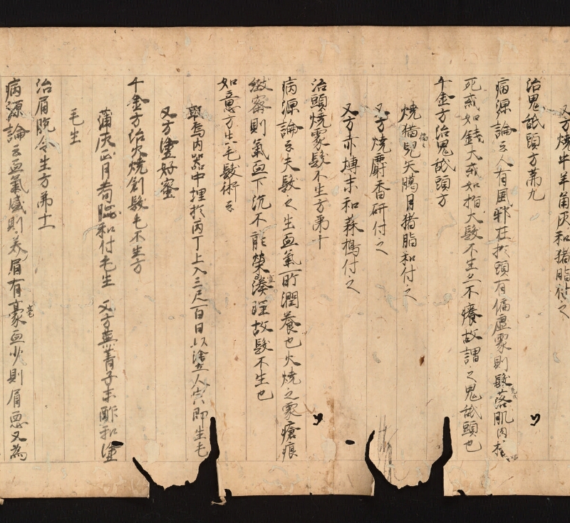 e国宝 - 医心方　巻四　鬢髪部 - ページ 11