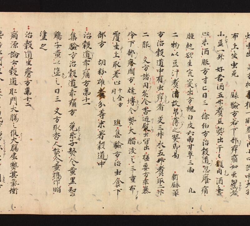 e国宝 - 医心方　巻七　隂瘡并糓道部 - ページ 14
