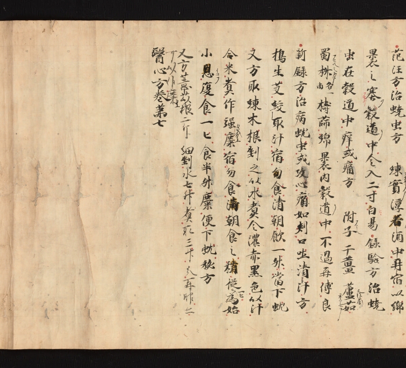 e国宝 - 医心方　巻七　隂瘡并糓道部 - ページ 27