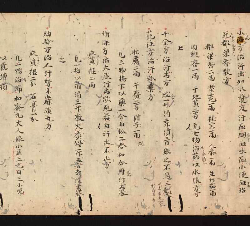 e国宝 - 医心方　巻十三　五勞七傷部 - ページ 20