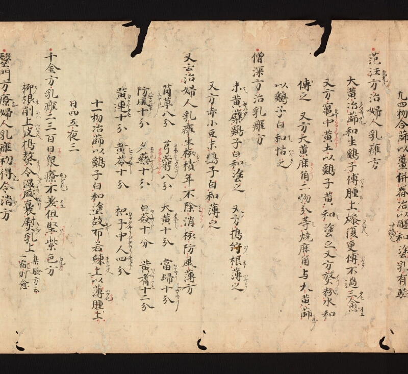 e国宝 - 医心方　巻二十一　婦人部 - ページ 7