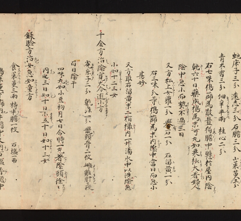 e国宝 - 医心方　巻二十一　婦人部 - ページ 16