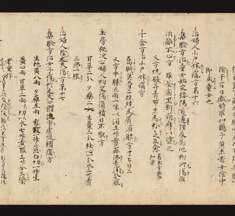e国宝 - 医心方　巻二十一　婦人部 - ページ 17
