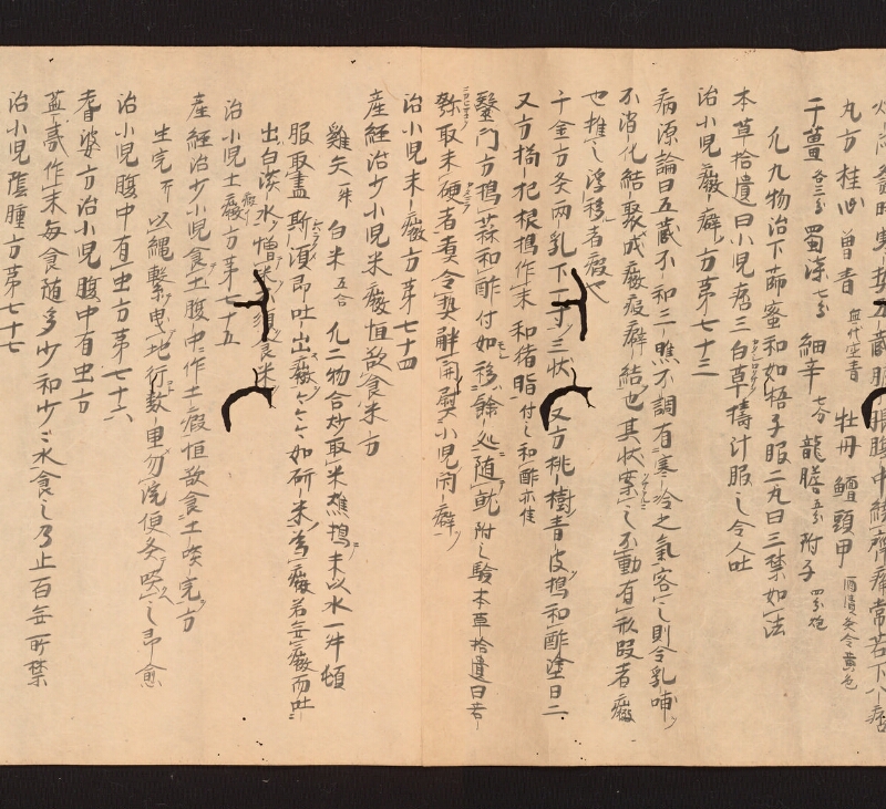 e国宝 - 医心方　巻二十五（二）　小児部 - ページ 3