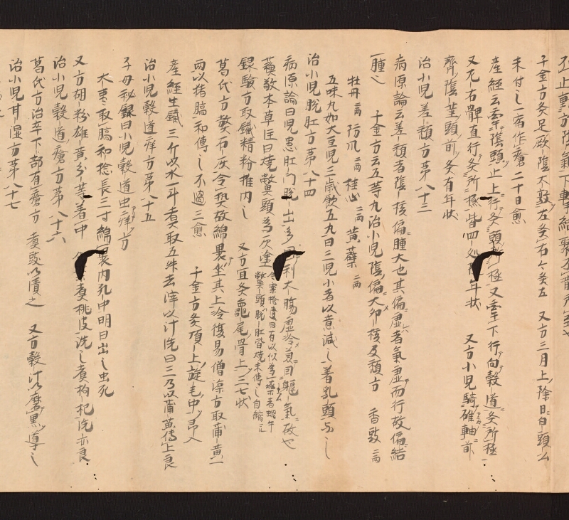 e国宝 - 医心方　巻二十五（二）　小児部 - ページ 5