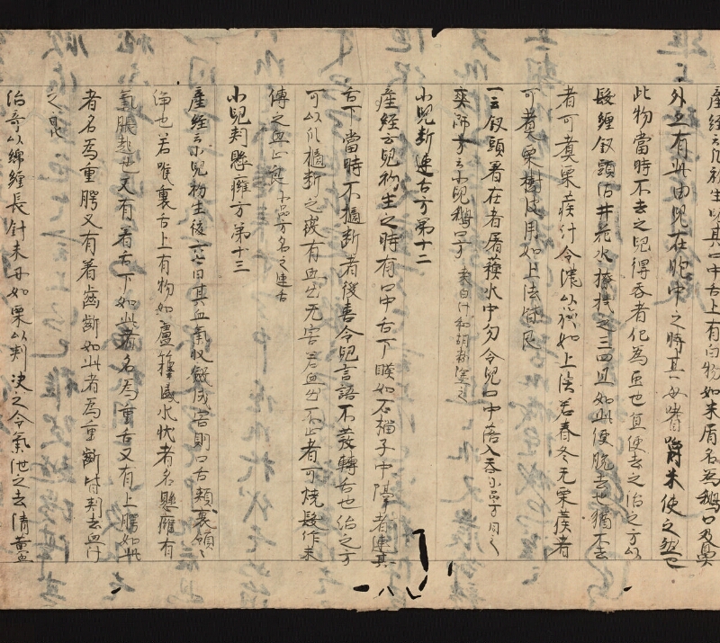 e国宝 - 医心方　巻二十五（一）　小児部 - ページ 12