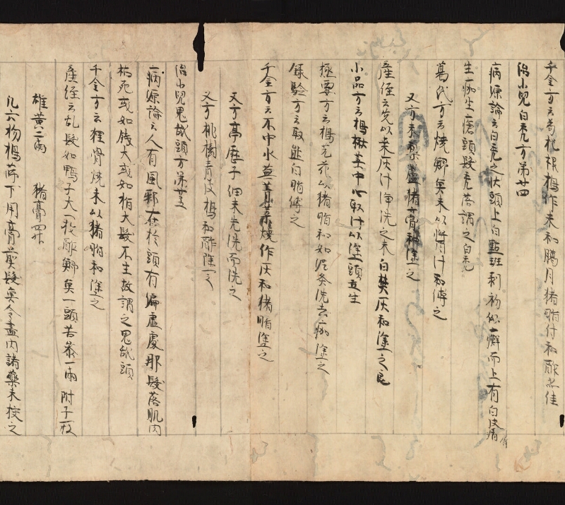 e国宝 - 医心方　巻二十五（一）　小児部 - ページ 22