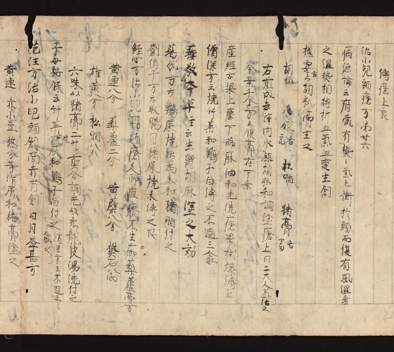 e国宝 - 医心方　巻二十五（一）　小児部 - ページ 23