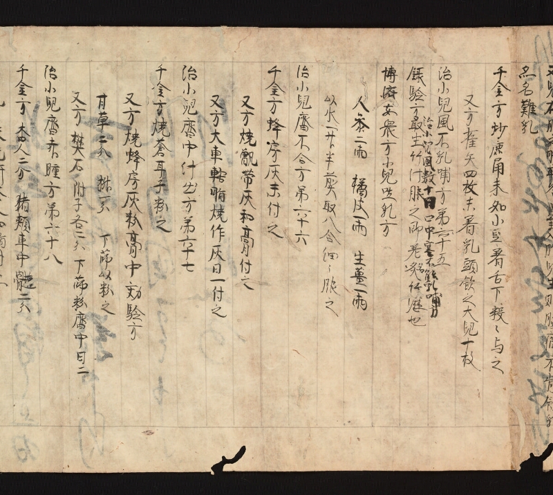 e国宝 - 医心方　巻二十五（一）　小児部 - ページ 35