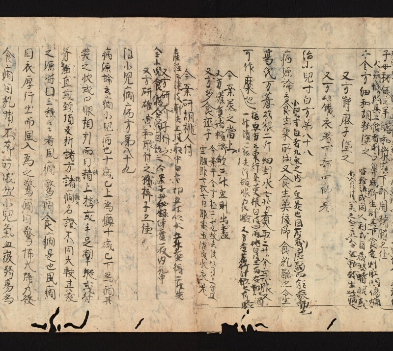e国宝 - 医心方　巻二十五（一）　小児部 - ページ 43
