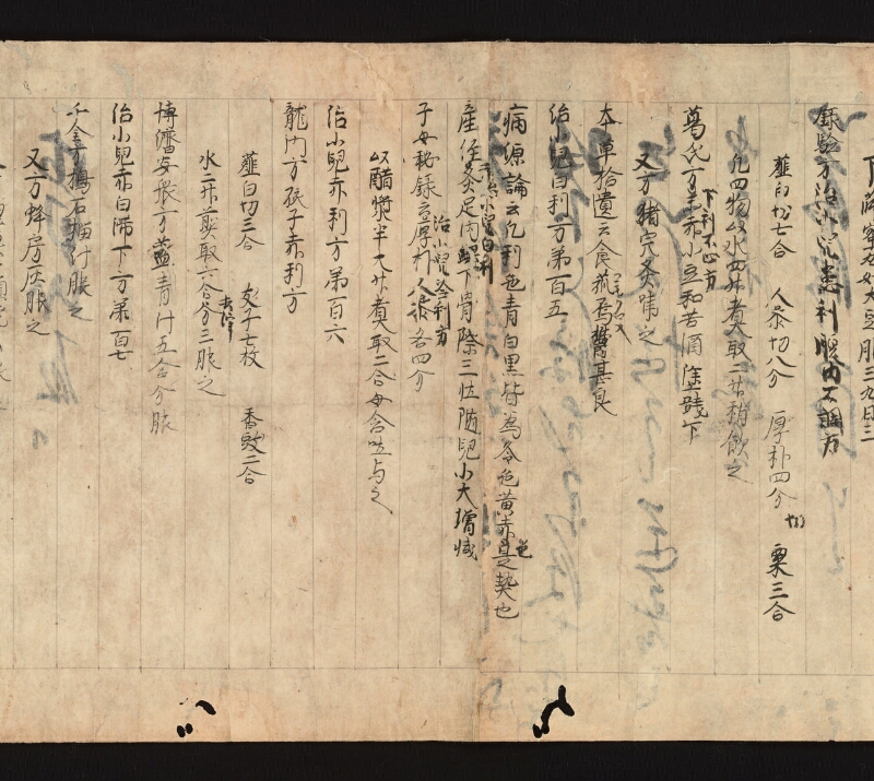 e国宝 - 医心方　巻二十五（一）　小児部 - ページ 52