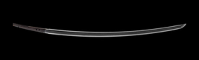 <i>Tachi</i> sword signed “Rai Kunimitsu”image