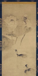 E国宝 蓮池水禽図